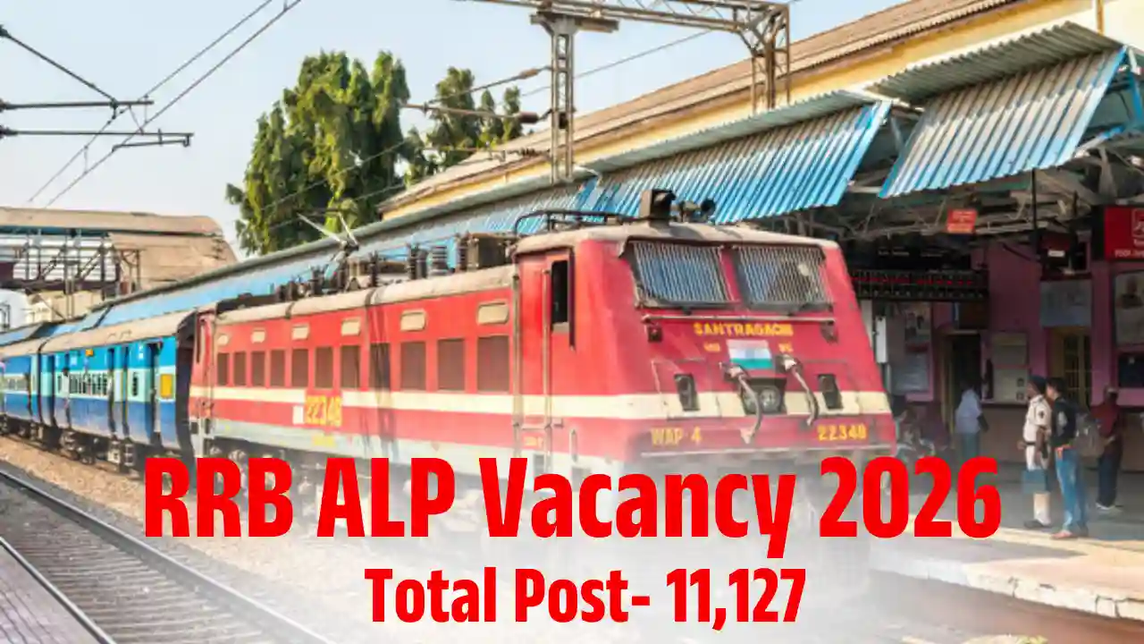 11,127 पदों पर अस्सिस्टेंट लोको पायलेट भर्ती 2026(Railway RRB ALP Vacancy 2026)